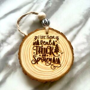 Wood Burned Ornament